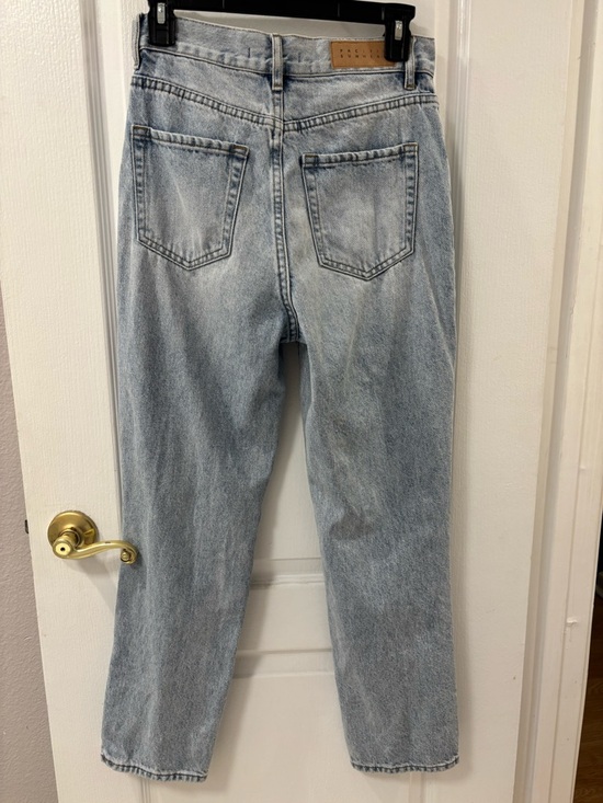 PacSun High Rise Straight Distressed Ripped Knees Cotton Jeans size 25 - Picture 6 of 16